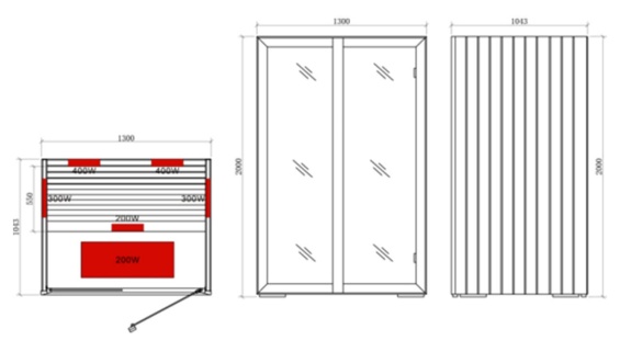 cabina-sauna-infrarossi-sentiotec-onni-infra-small-sezioni-fullform-preformati